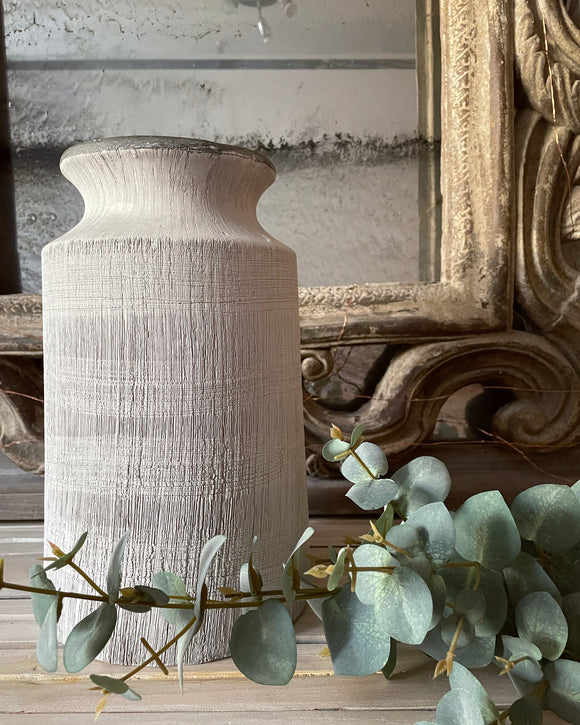 Textured Stone Vase