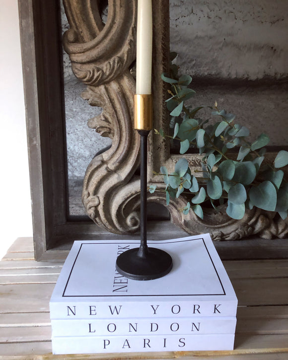 Gold Stem Candle Holder