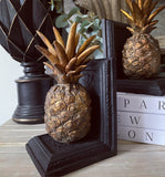 Gold Pineapple Bookends