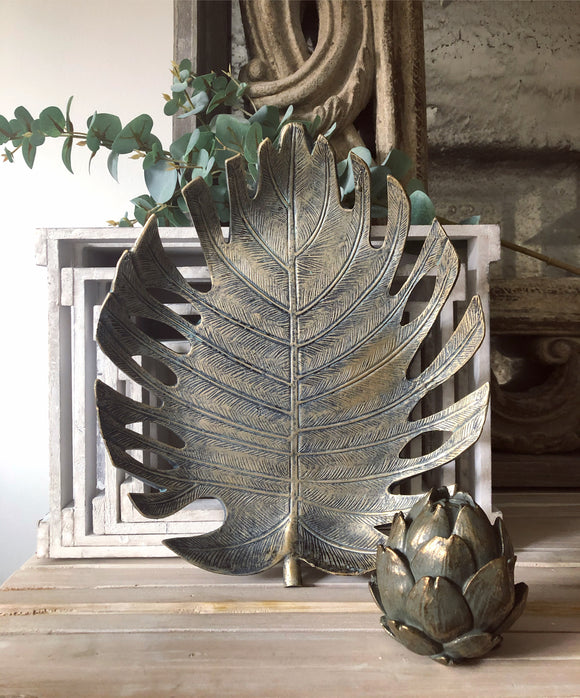 Large Palm Leaf Dish