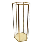 Gold Geometric Lantern