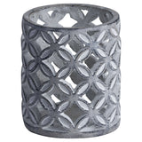 Geometric Stone Candle