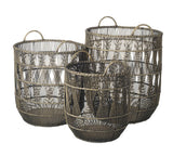 Alexander Natural Rattan Baskets (Set of 3)