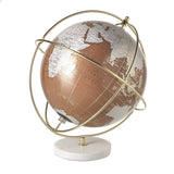 Rose Gold World Globe