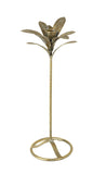 Elegant Gold Candlestick Leaf