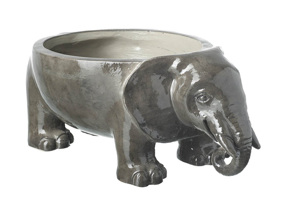 Ceramic Grey Elephant