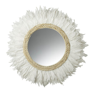 White Sunflower Mirror