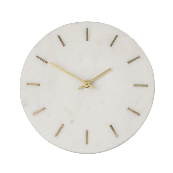 Gold Marble Clock