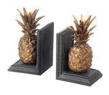 Gold Pineapple Bookends