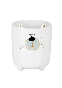 Porcelain Pot Bear