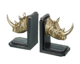 Rhino Bookends