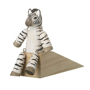 Zebra Doorstop